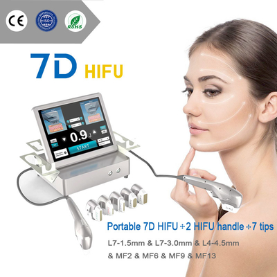 7d Hifu Ultramage / 7d Hifu मशीन स्लिमिंग रिंकल रिमूवर Hifu ब्यूटी मशीन 7d
